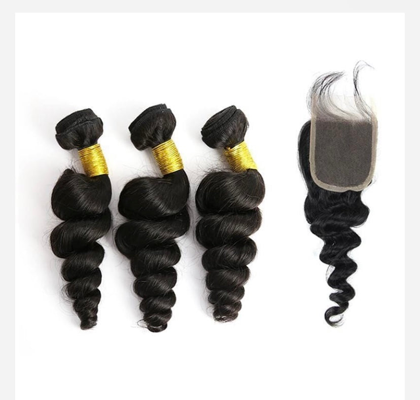 Three Bundle & Closure Deals (LOOSE WAVE) (MM)