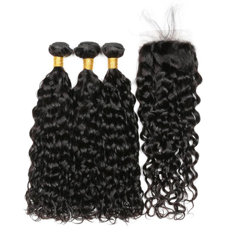 Three Bundle & Closure Deals (WATER WAVE) (MM)